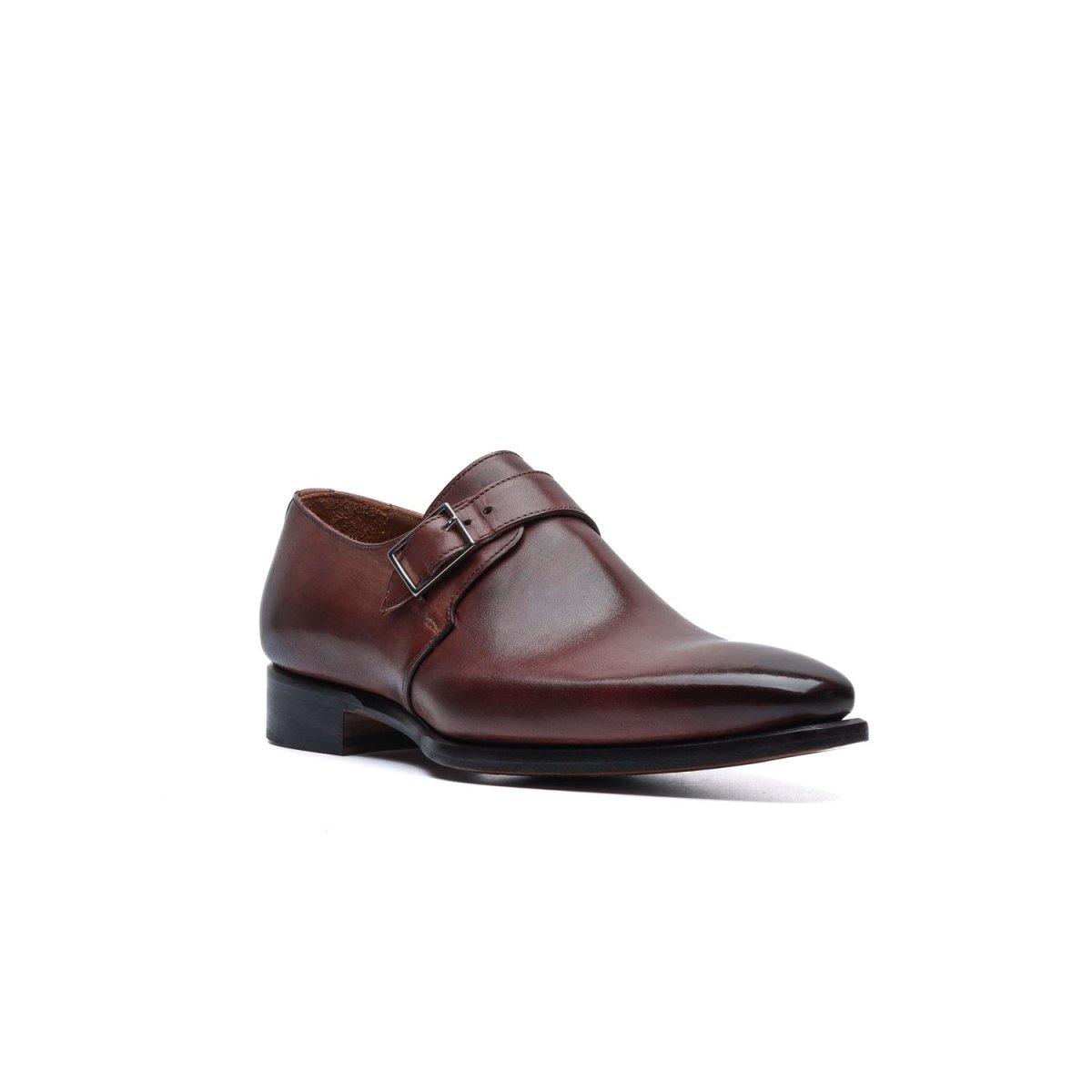 Monk Strap in Pelle Brandy - immagine 4