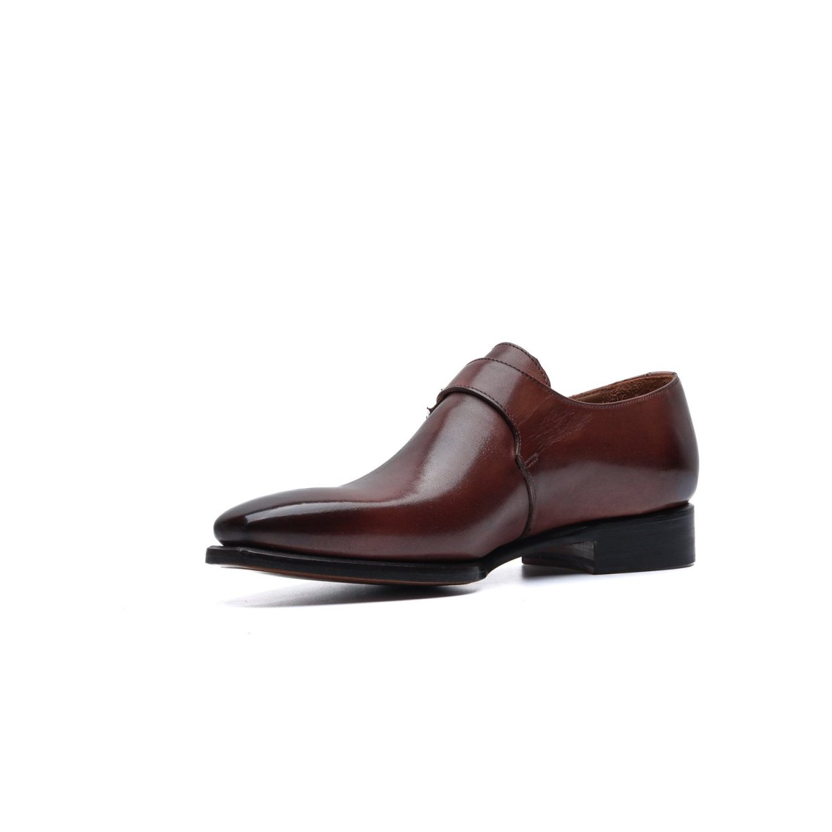 Monk Strap in Pelle Brandy - immagine 5