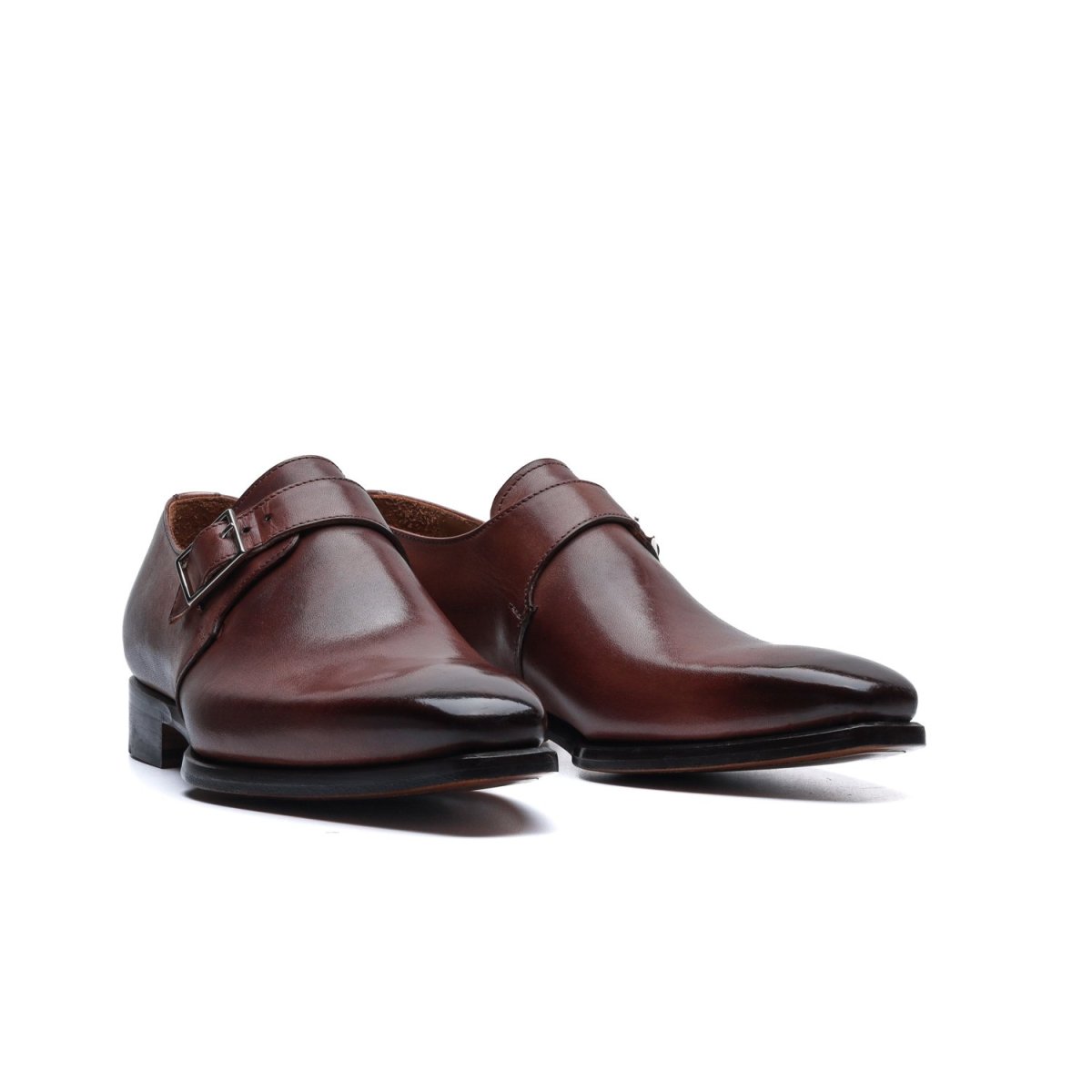 Monk Strap in Pelle Brandy - immagine 7