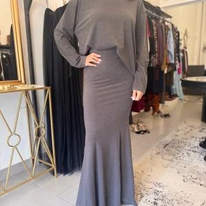 Gonna lunga grigia Eleh