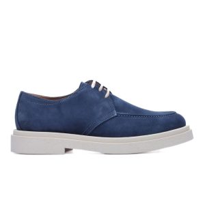 Derby in Blue Jeans Suede