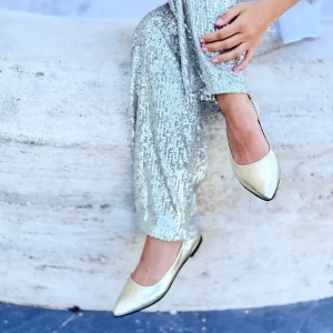 Ballerina Agostina laminato platino