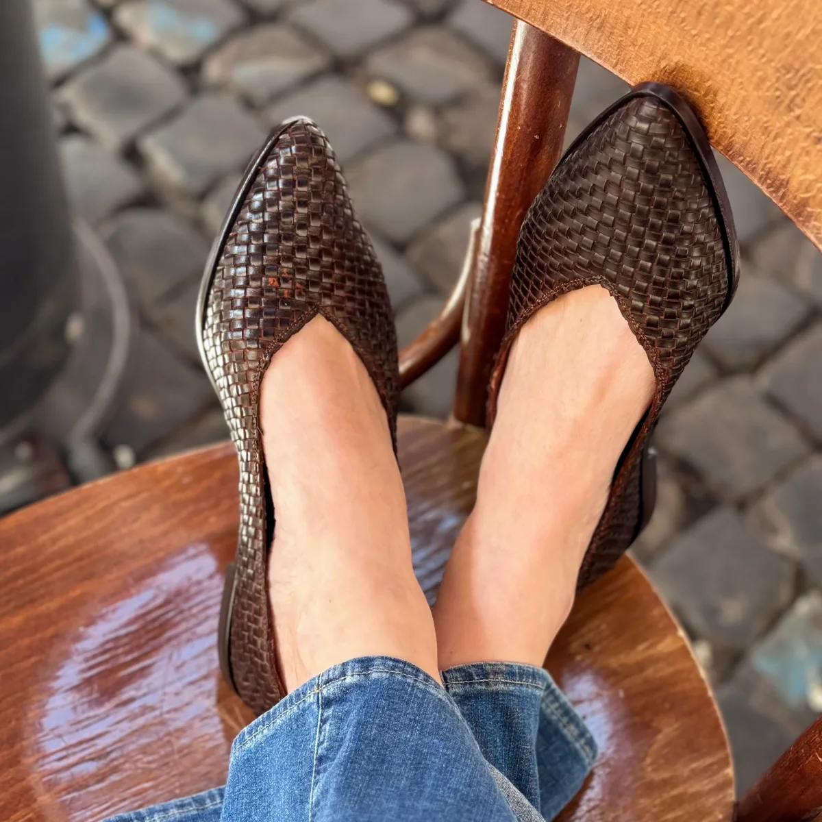 Ballerina Soshu invecchiato corteccia