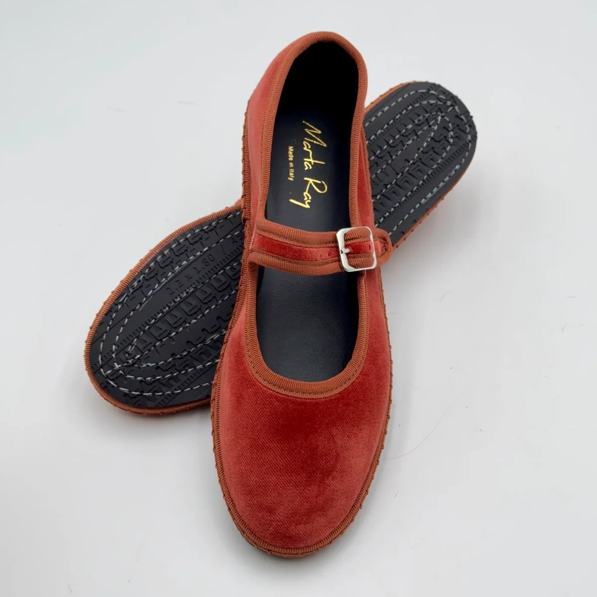 Bebe Mary Jane velluto terra bruciata - immagine 3