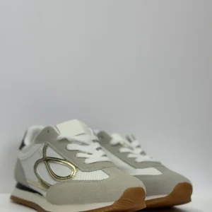 ADELE - sneakers bianca con suola bassa