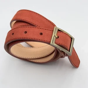 Cintura altezza 2,5 cm long beach cuoio inglese