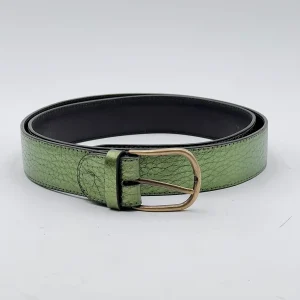 Cintura altezza 3,5 cm metaltaurus verde