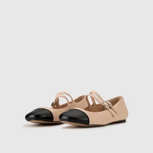 Ballerine - Riva - Nude/Nero