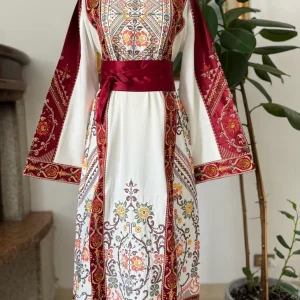 ABITO “FIORI DI RESISTENZA” ROSSO