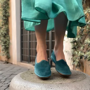 Friulana california velluto turchese