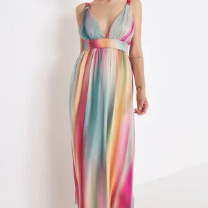 Abito lungo multicolor Silence