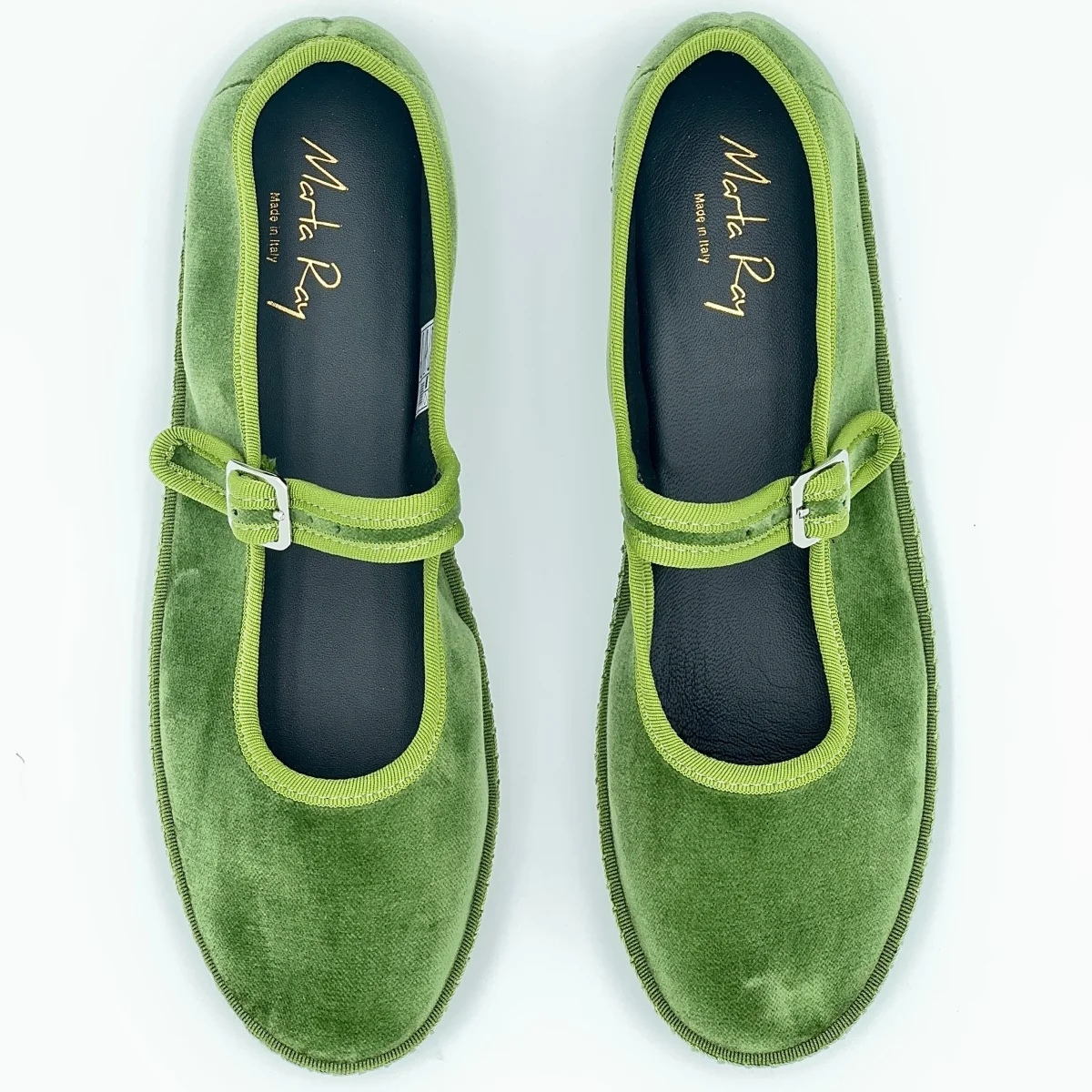 Bebe Mary Jane velluto verde oliva - immagine 5