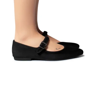 Flavia Mary Jane velluto nero