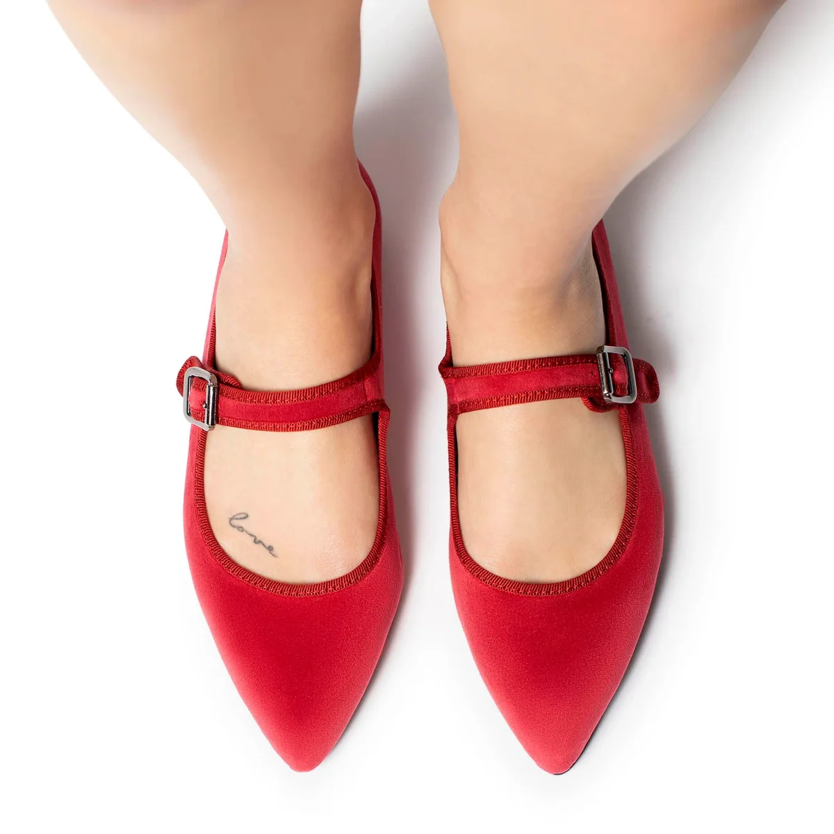 Flavia Mary Jane velluto magenta - immagine 5