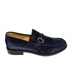 Fedeni - Mocassino In Camoscio Blu Art.317 (3776) 317 BLU