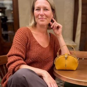 Pouf Small long beach ambra