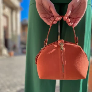 Pouf Medium long beach cuoio inglese