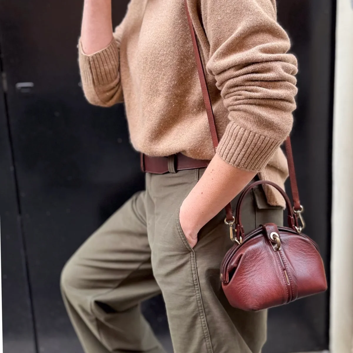 Pouf Small invecchiato corteccia - immagine 3