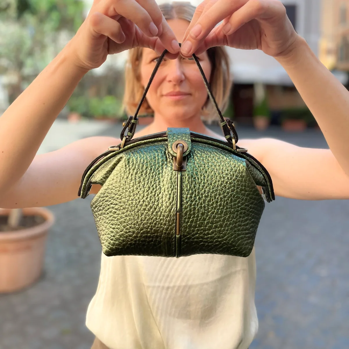 Pouf Small metaltaurus verde - immagine 8