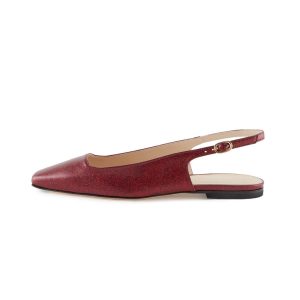 Sandaletti In Pelle Glitter