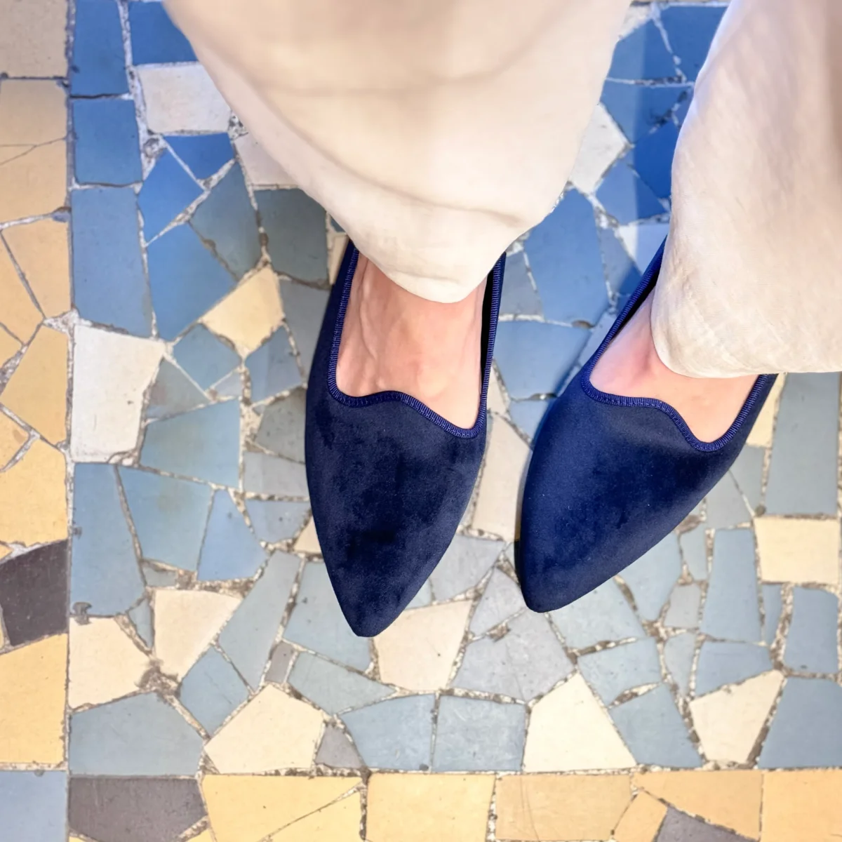 Scarpetta Flavia velluto notte