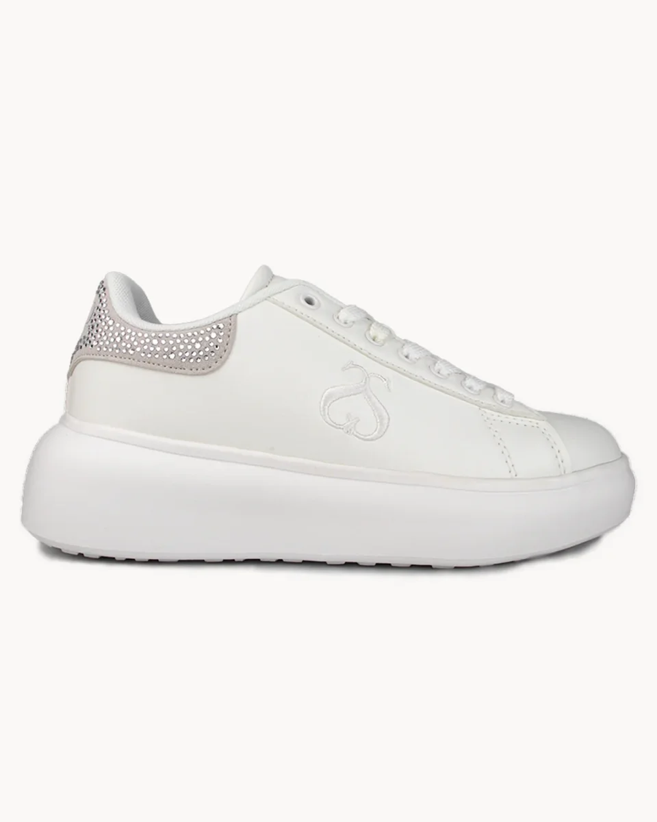 Sneakers Solo Soprani Couture con patch posteriore strass - immagine 2