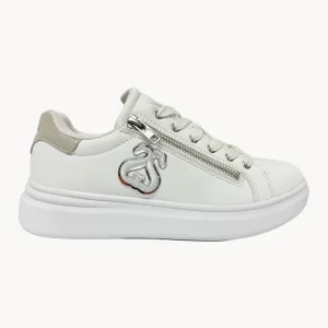 Sneakers donna Solo Soprani Couture con zip laterale