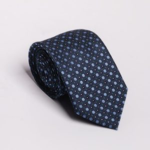 Sartorial Tie with Micro Floral Pattern