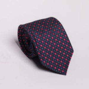 Sartorial Tie with Micro Floral Pattern