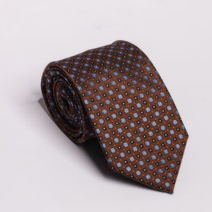 Sartorial Tie with Micro Floral Pattern