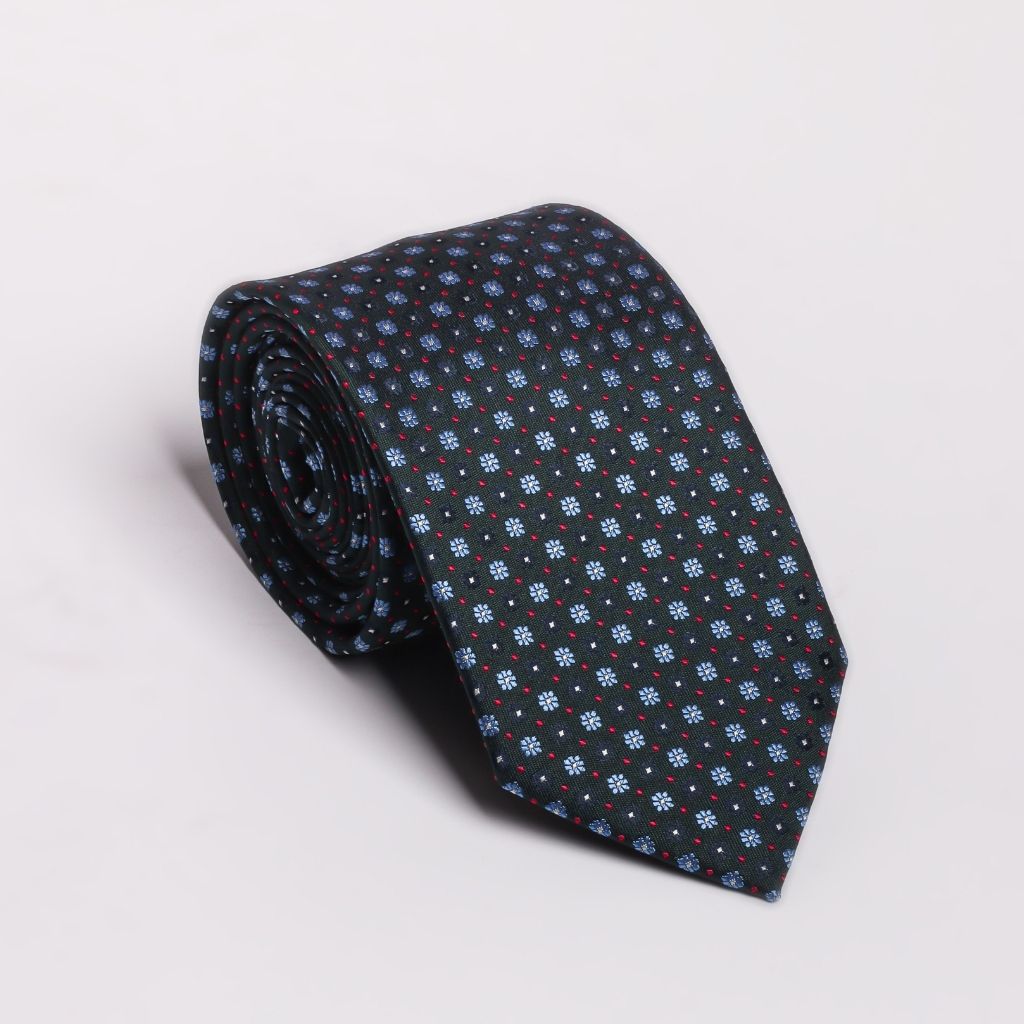 Sartorial Tie with Micro Floral Pattern - immagine 2