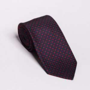 Sartorial Tie with Micro Floral Pattern