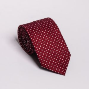 Sartorial Tie with Micro Floral Pattern