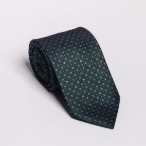 Sartorial Tie with Micro Floral Pattern