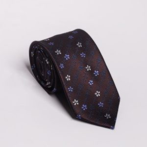 Sartorial Tie with Floral Pattern