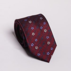 Sartorial Tie with Floral Pattern