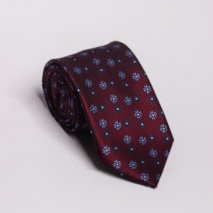 Sartorial Tie with Floral Pattern