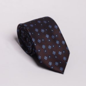 Sartorial Tie with Floral Pattern