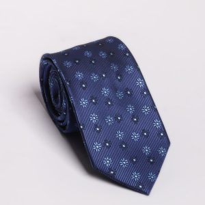 Sartorial Tie with Floral Pattern