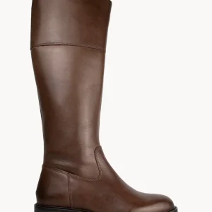 Stivali alti in pelle