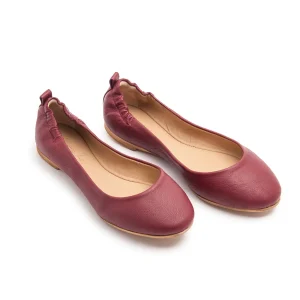 Ballerina tonda sacchetto mousse rubino