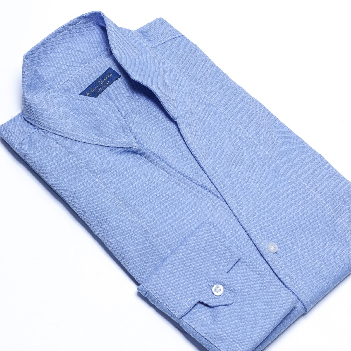 Jacquard Pattern Deep V-Neck Shirt - immagine 3