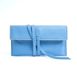 Fred bag organizer martellato celeste