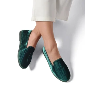 Friulana Doge velluto maflè verde