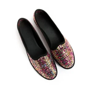 Friulana california boucle laminato fuxia