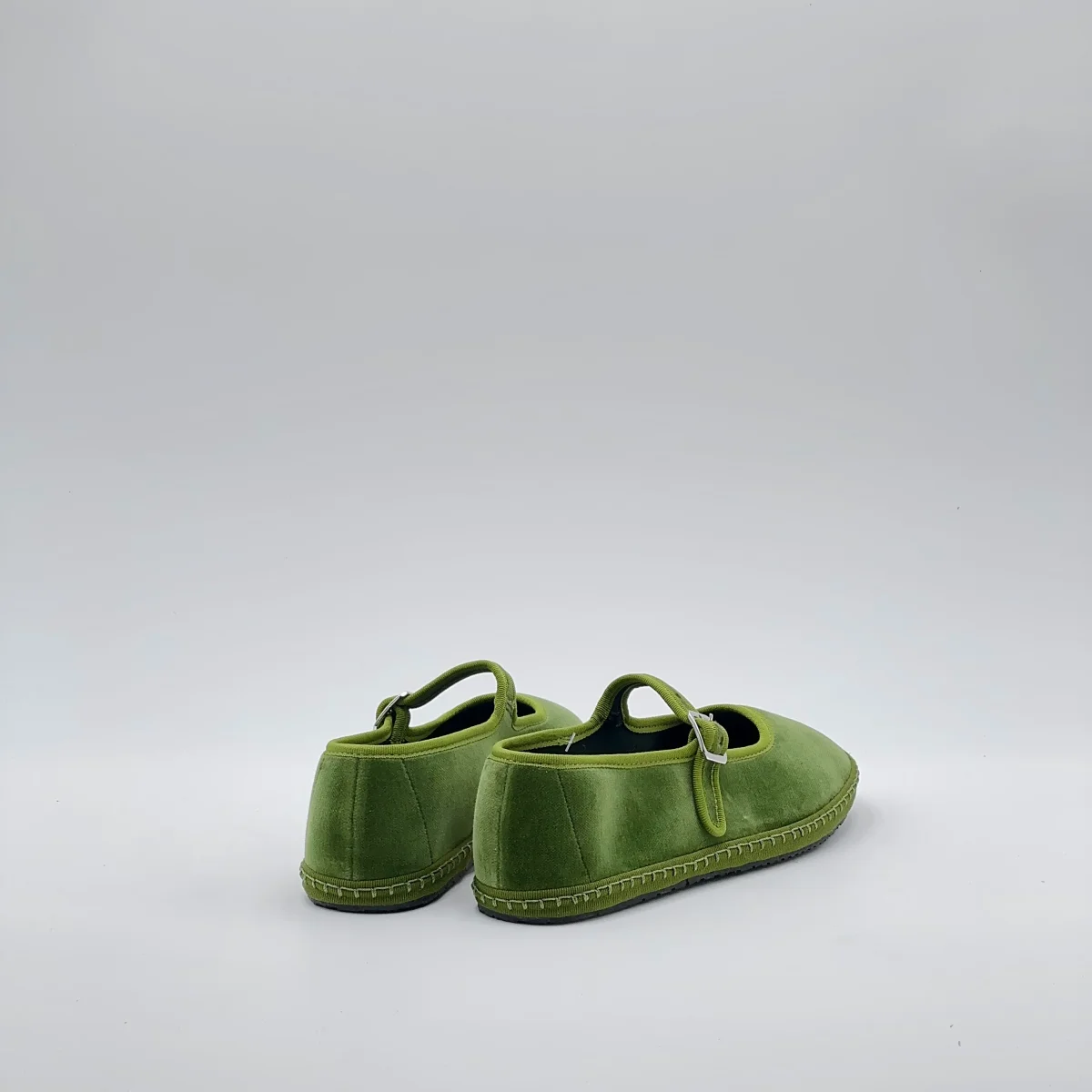 Bebe Mary Jane velluto verde oliva - immagine 9