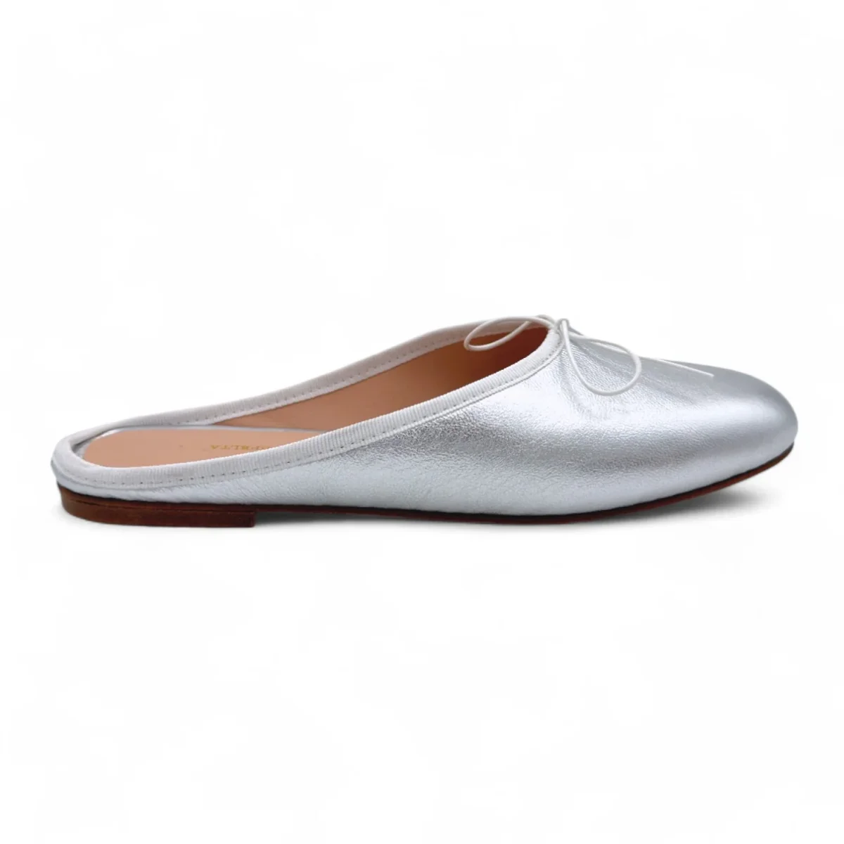 OLGA MULE in Laminato Argento - immagine 2