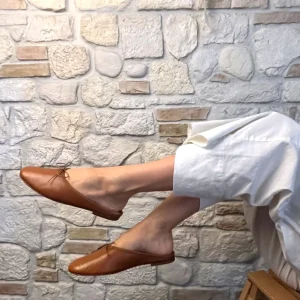 OLGA MULE in Nappa Cuoio