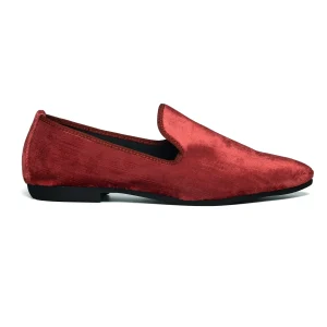 Pantofola Lea perla rosso