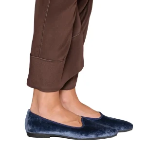 Scarpetta Flavia velluto perla notte